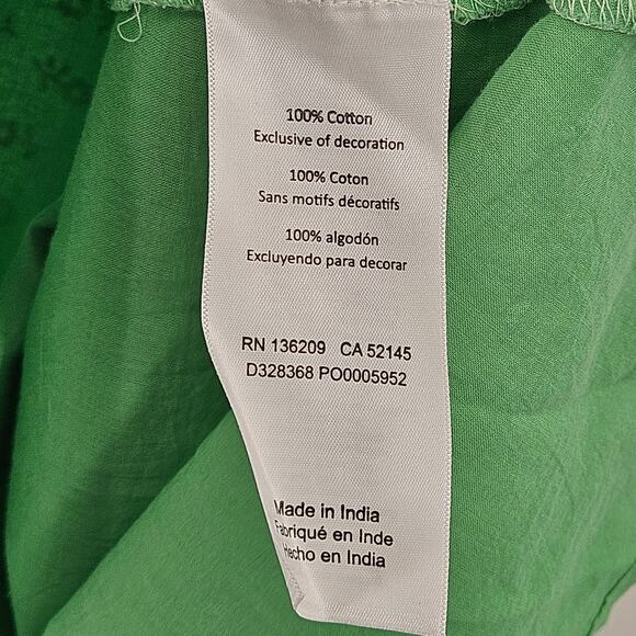 Hatch‎ The Evie Dress Maternity Stretch Green Ditsy Batik Summer Floral Size M - Picture 8 of 12